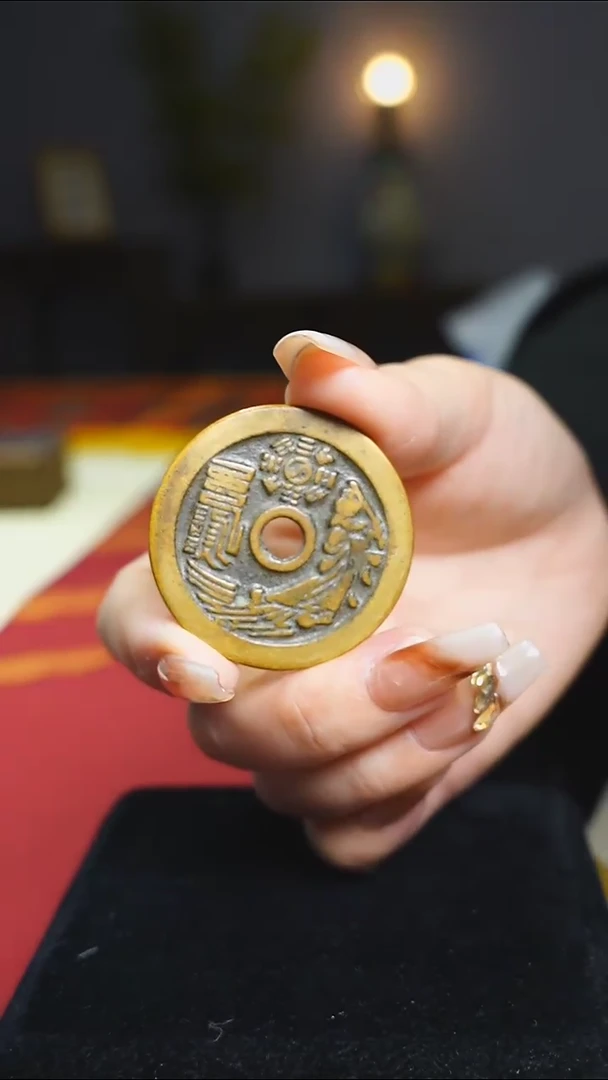 【闪购商品】铜山鬼背老君执剑踏祥云3.8cm/2444