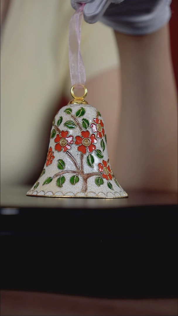 铃铛一响，黄金万两 非遗手工艺 3.5寸平口铃