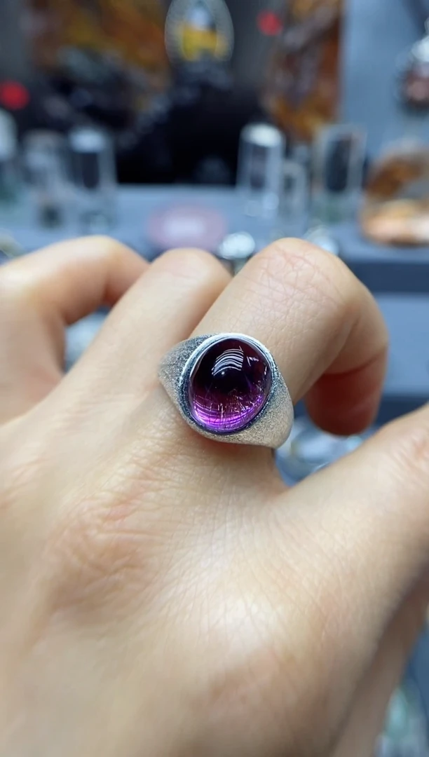 【闪购商品】水晶戒指银S925镶嵌水晶水晶