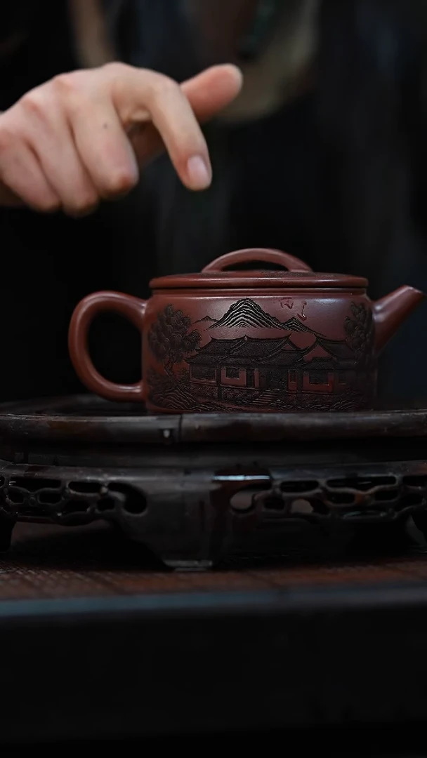茶壶紫砂宜兴岁颐传砂原矿全手33