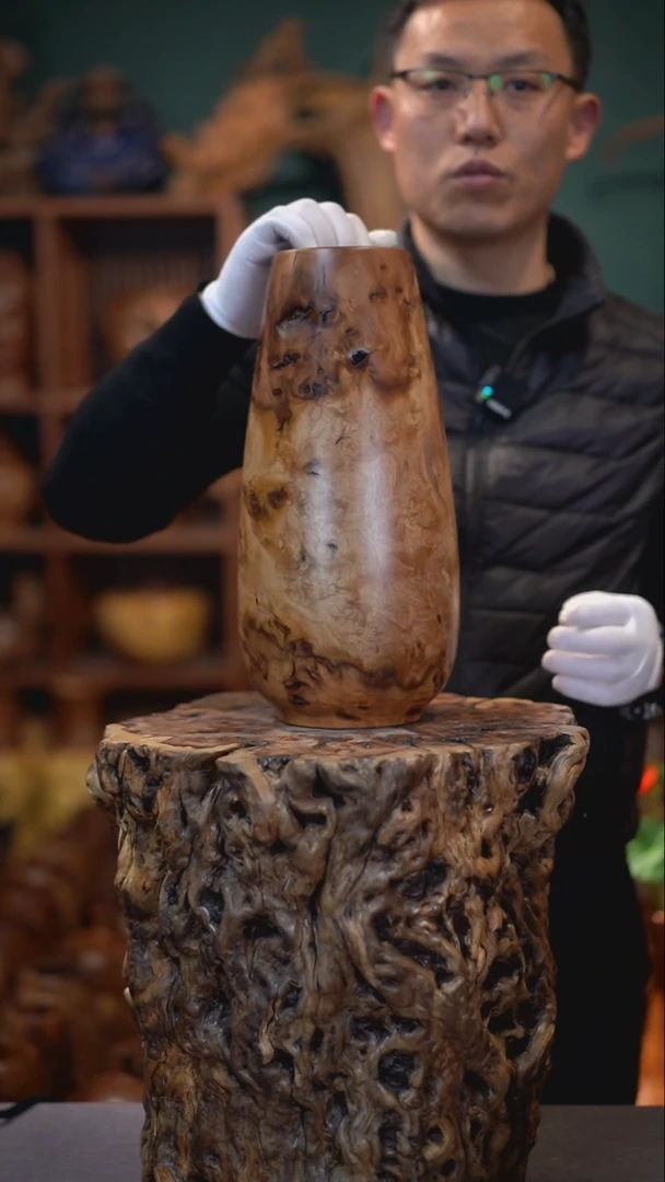 【闪购商品】枣木雷击枣木水滴瓶