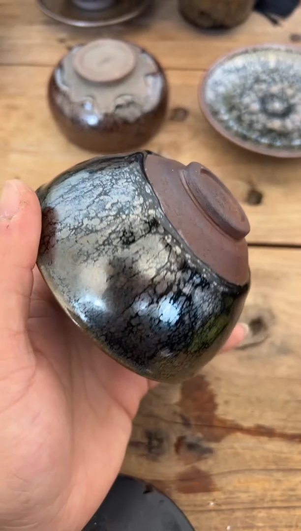 茶盏万**心古法龙窑柴烧489