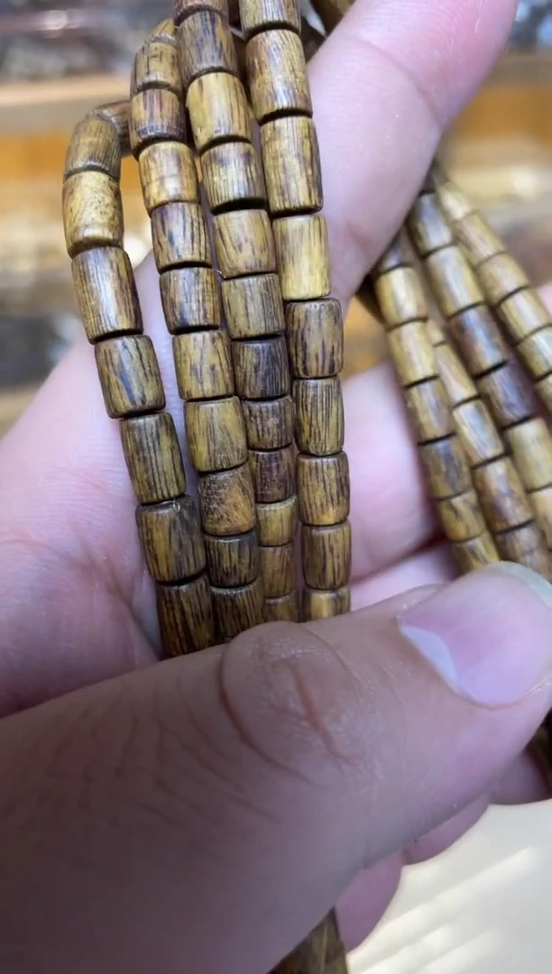 【闪购商品】沉香手串棋楠乌身随型长串多样性发其一