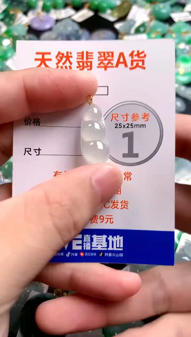 颈饰18K金镶嵌翡翠0533504207