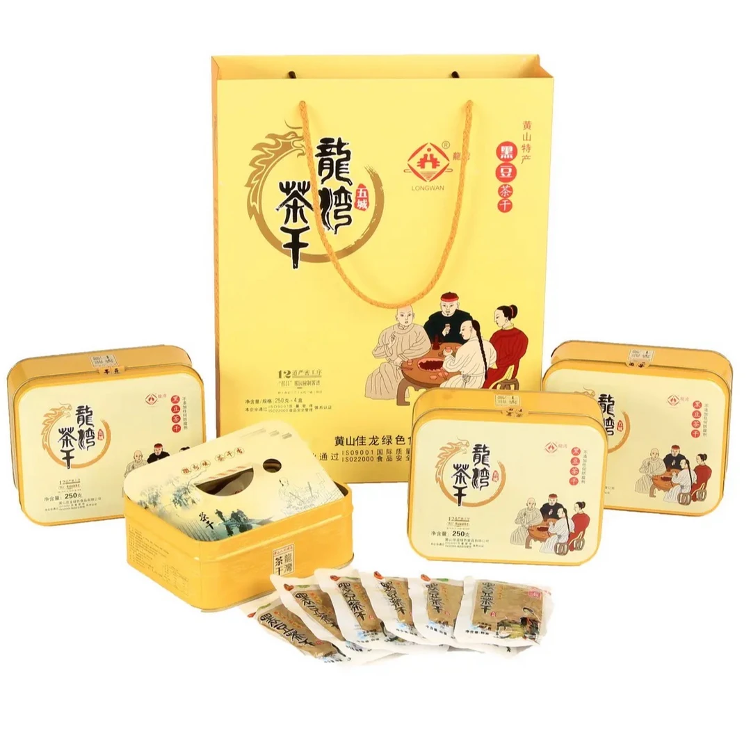 黄山佳龙黑豆铁盒