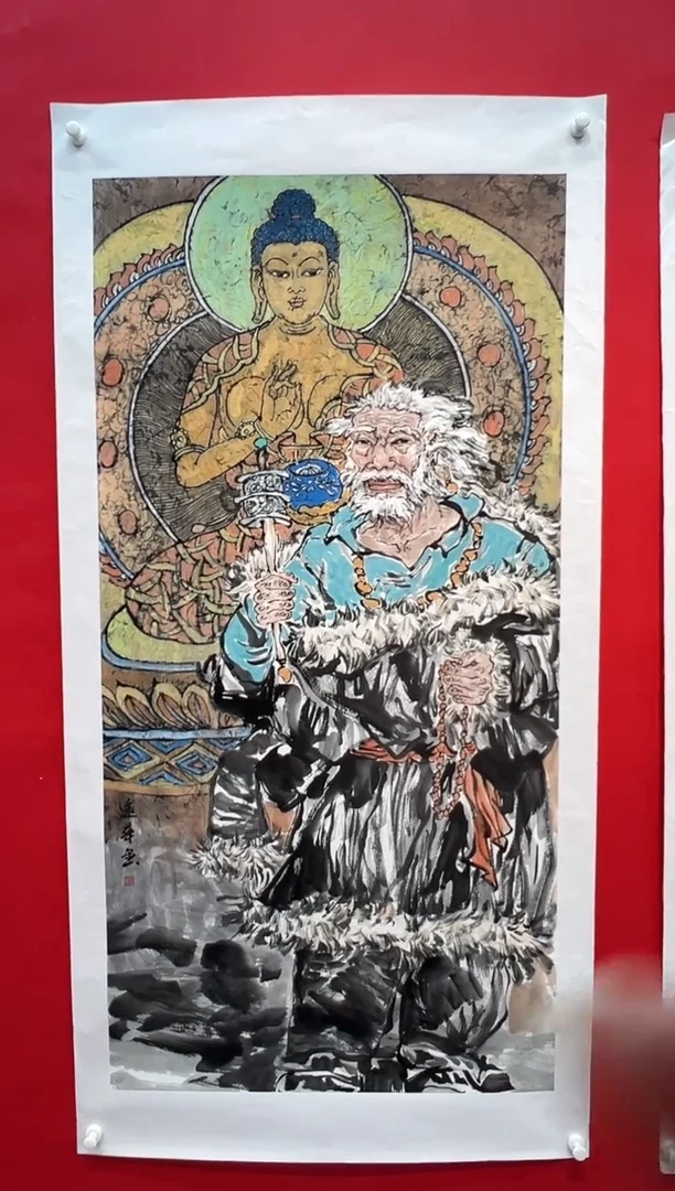 国画画家陆远华纯手绘原作