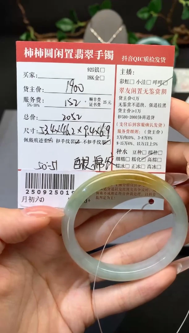未镶嵌手镯翡翠姐姐250925019