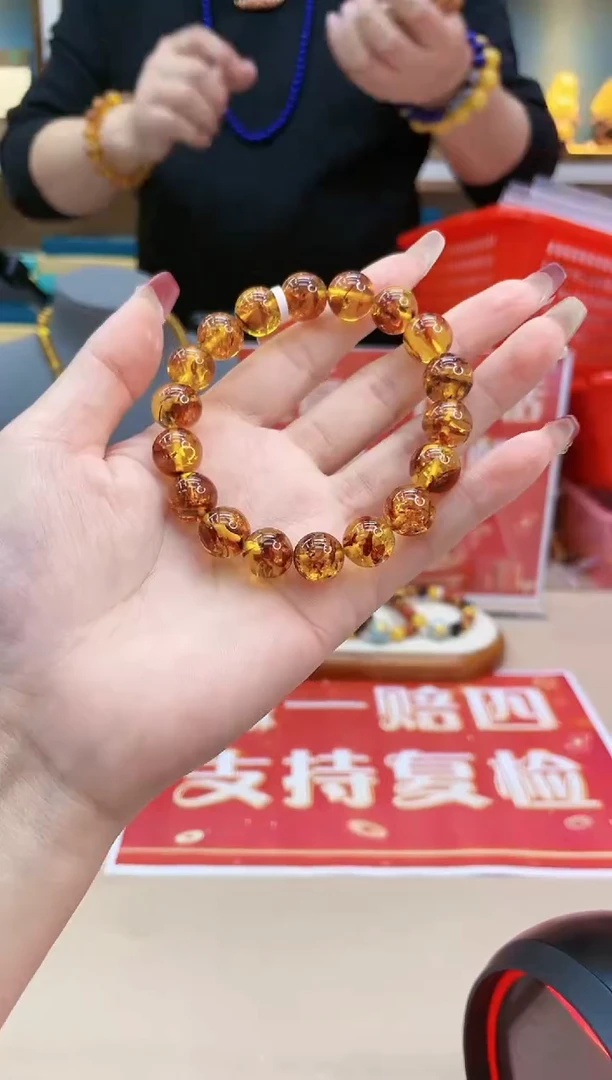 【闪购商品】琥珀裸石未镶嵌多样性发一@@ZY20714027