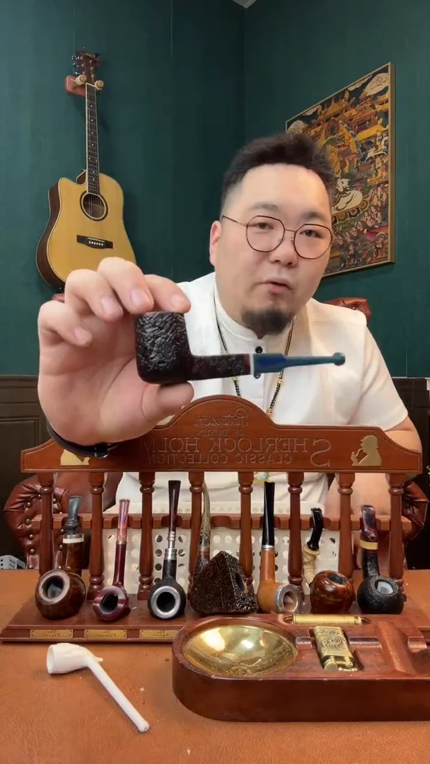 石楠木木雕款意大利进口石楠木烟斗