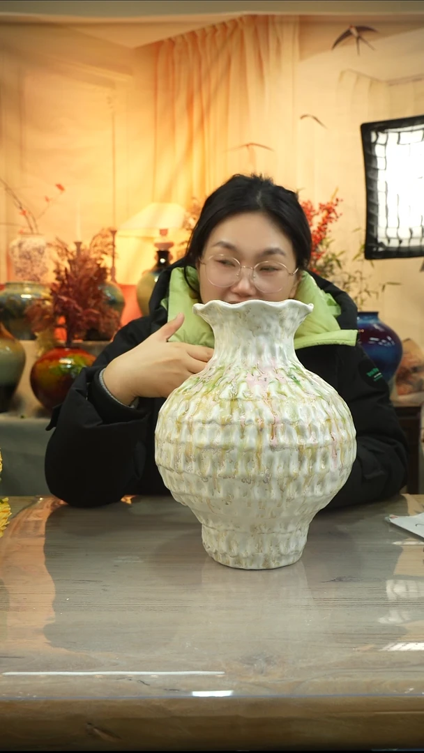 高30口14高温陶瓷花瓶