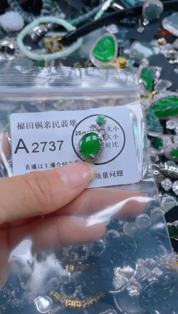 【闪购商品】翡翠吊坠(不含链)未镶嵌2737