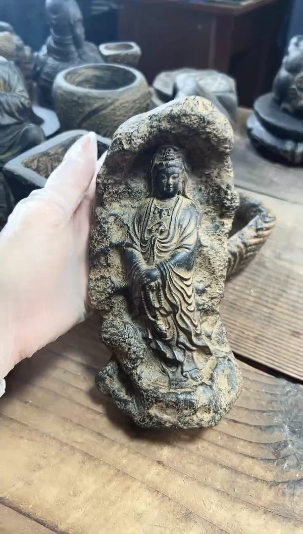 陶土【火山泥】普慈观音