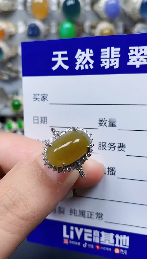 颈饰银S925镶嵌翡翠232