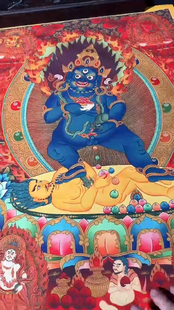 卷轴画藏式珍藏彩绘艺术馆174