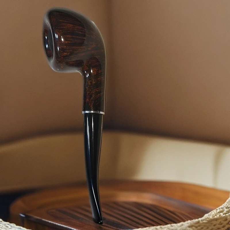 LAOLITOU老李头乡村款圆杆光面86烟斗