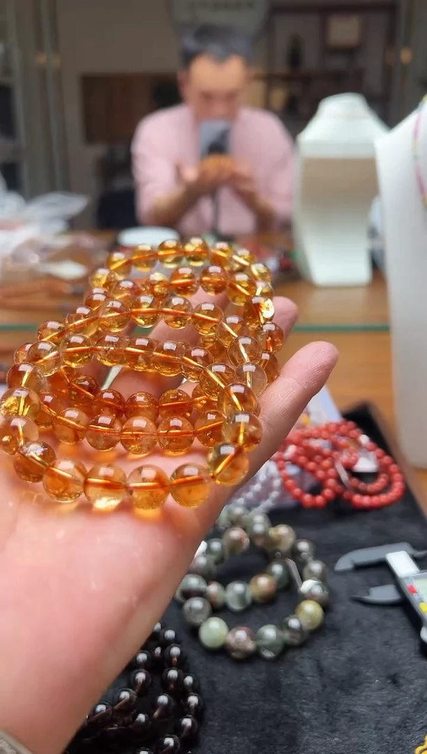 未镶嵌手链水晶黄水晶 卡11+ 多样性发一