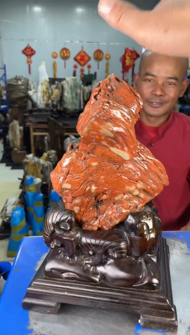 【闪购商品】硅化玉摆件未镶嵌74