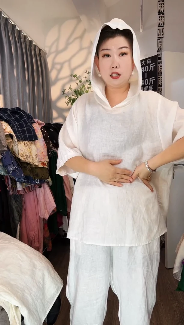 亚麻汉麻苎麻大码女装。