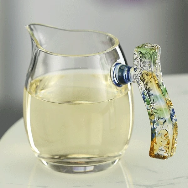 禾器迷翠·玉锦茶海高硼硅玻璃公道杯高档建议容量：300ml禾器茶具