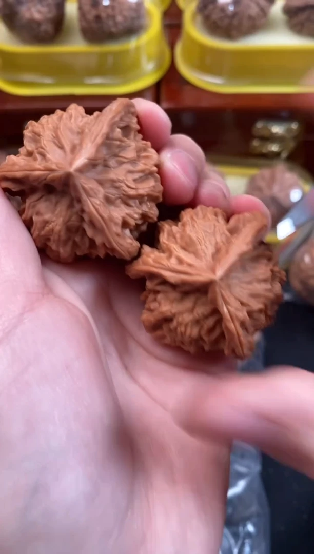 把件文玩核桃盘山三棱39尺s103
