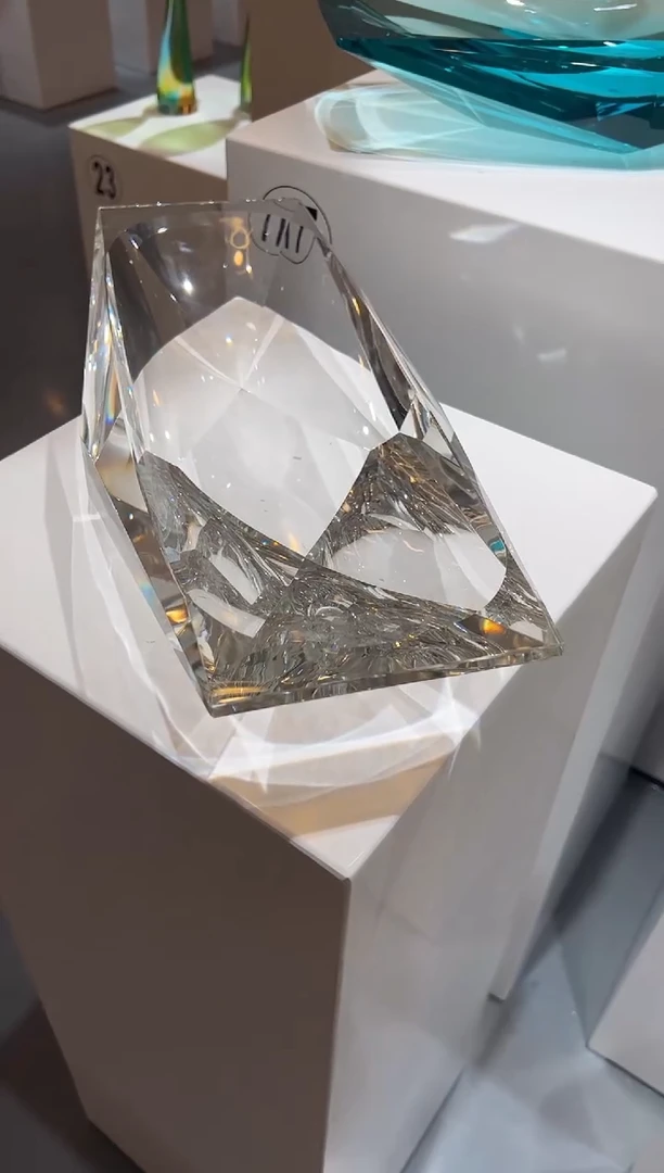 摆件巴比特美学 透明色冰湖