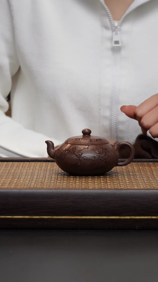 茶壶紫砂紫砂 紫玉金砂