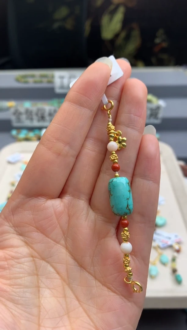 未镶嵌绿松石半链茜.A213