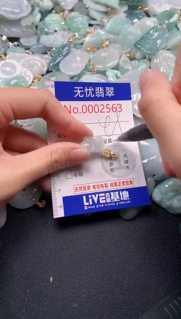 吊坠(不含链)未镶嵌翡翠2563