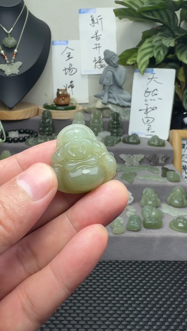 颈饰未镶嵌和田玉30mm 多样性发一、赠绳  完美主义慎拍