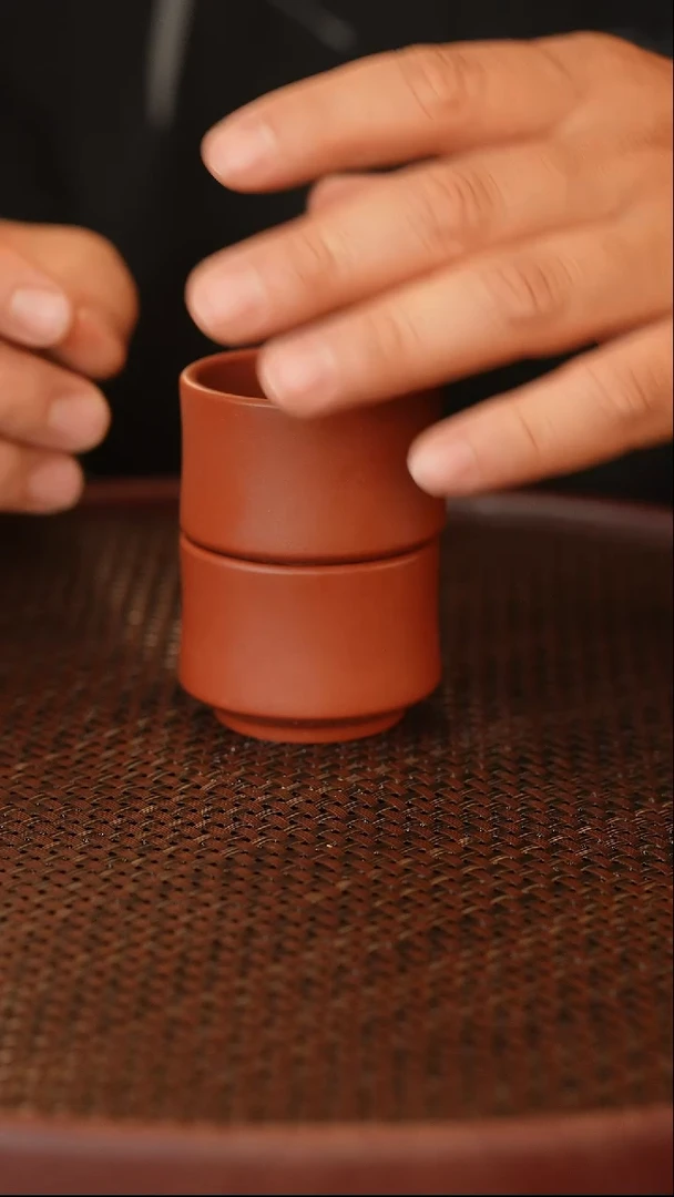 茶壶紫砂原矿手工制作杯子 50cc