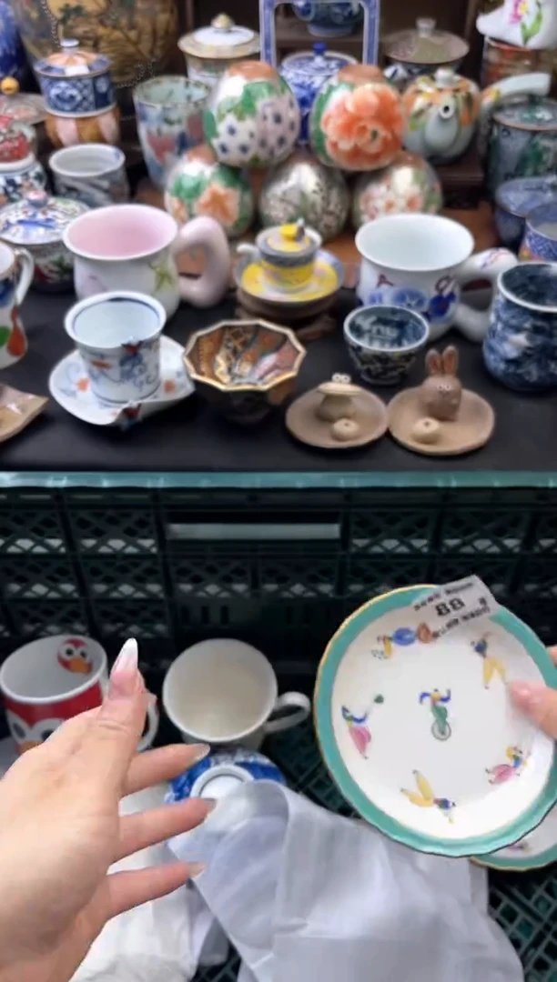 瓷片欢***友88号六六工艺品瓷器