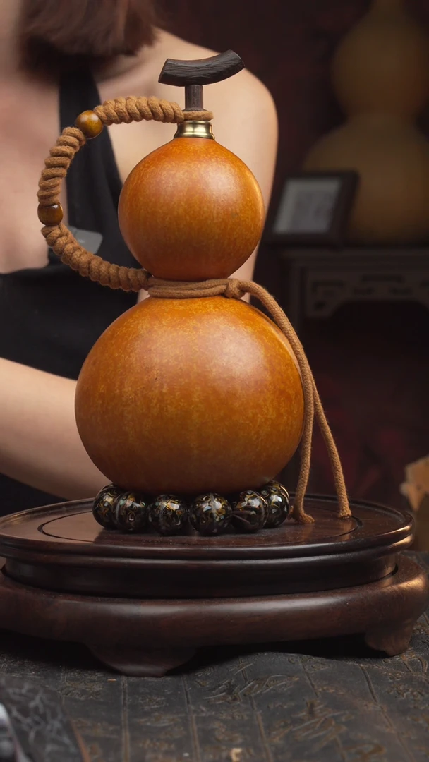 1582大漆葫芦酒葫芦摆件