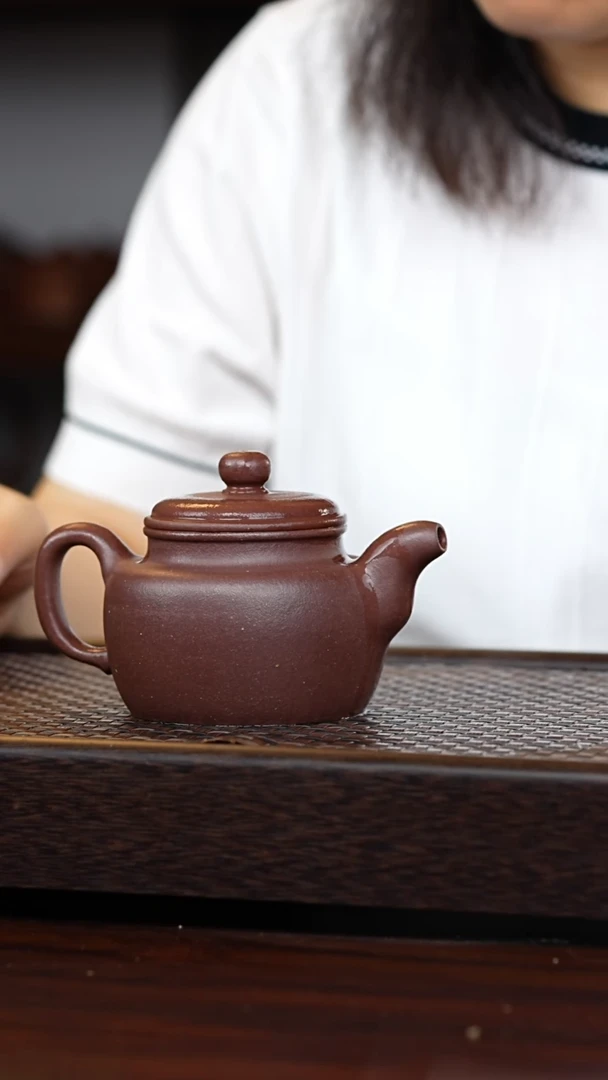 茶壶紫砂8号，丹壶溢香紫砂壶300毫升