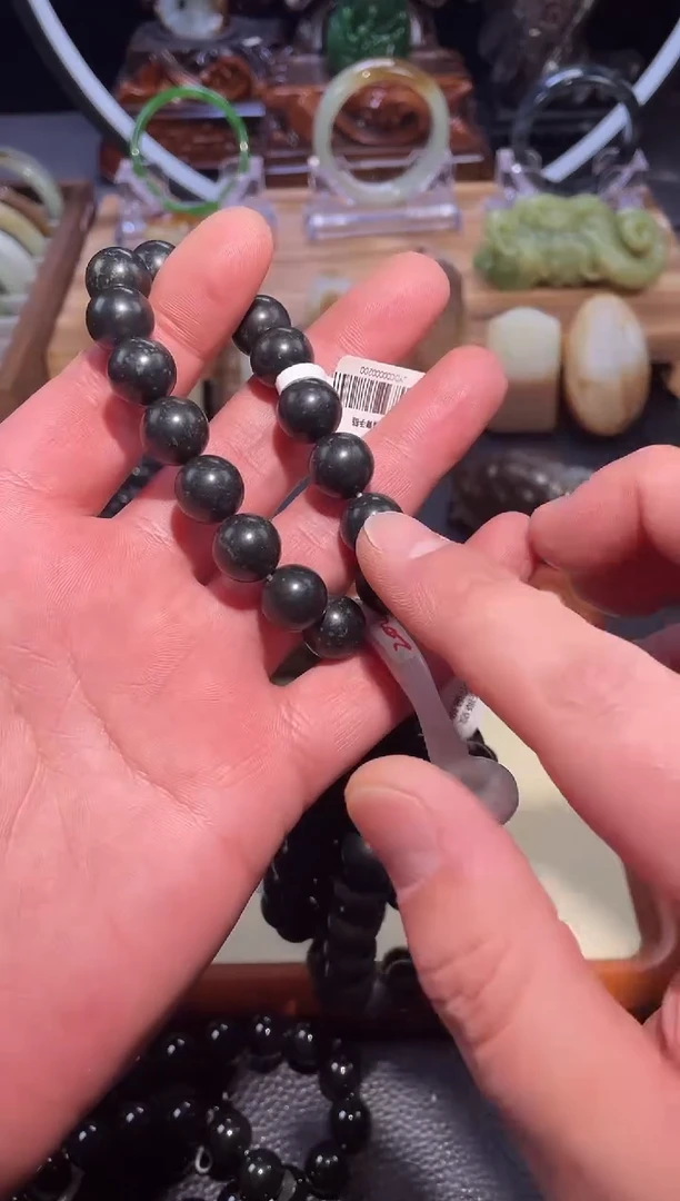 颈饰未镶嵌和田玉黑青卡12