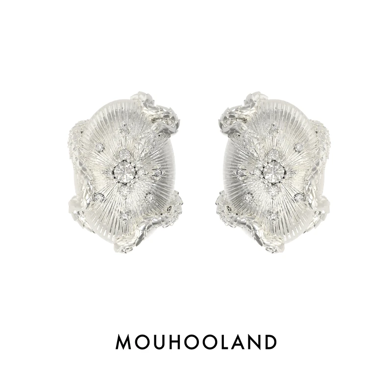 Mouhooland/暮后之地 铜合金耳饰 灵蛇珍宝耳钉925银针蛇年限定