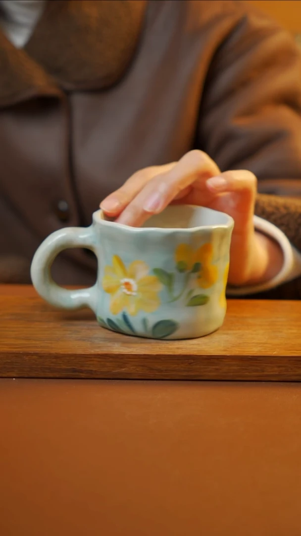 瓷片景德镇手绘瓷器高温釉下彩---