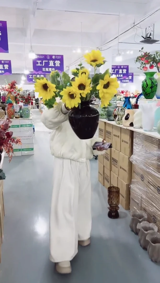 【闪购商品】玻璃私花主义花瓶厂-微瑕--4VCD