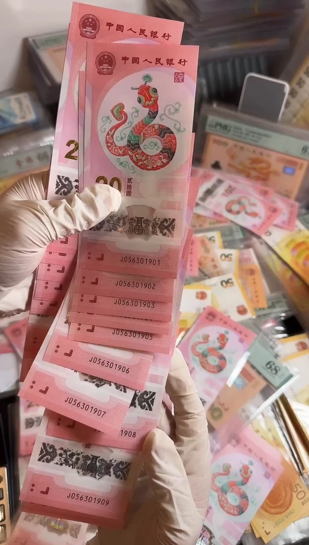 【闪购商品】纸蛇钞056301901标十如图发货