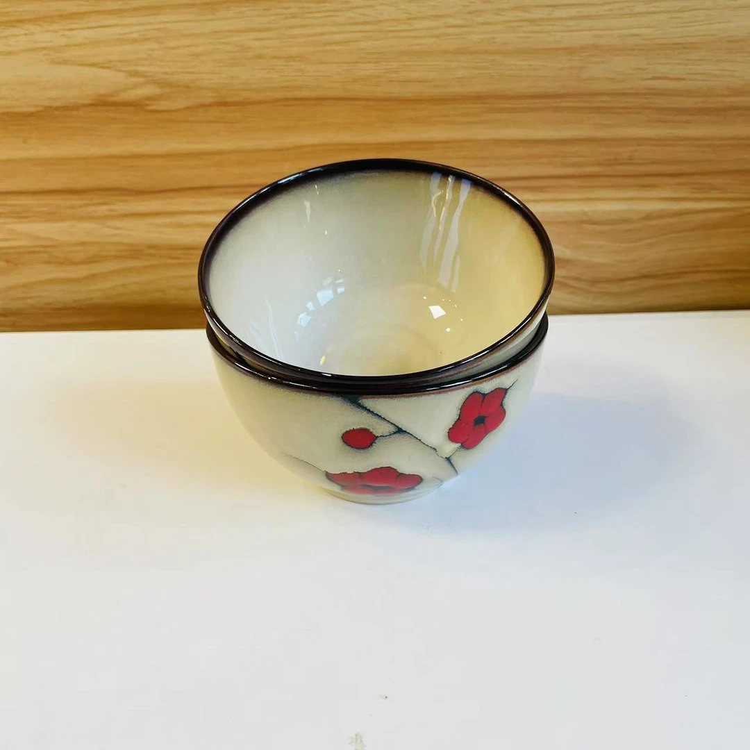 利利家红梅4.8英寸米饭碗活动价两只一组