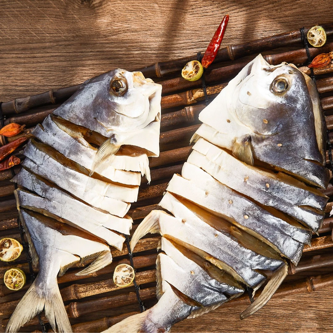 湛江金鲳鱼干顺丰包邮渔民自晒深海海鲜干货