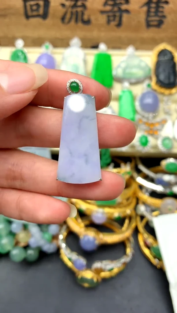 【闪购商品】翡翠颈饰18K金镶嵌142-中国好珍宝