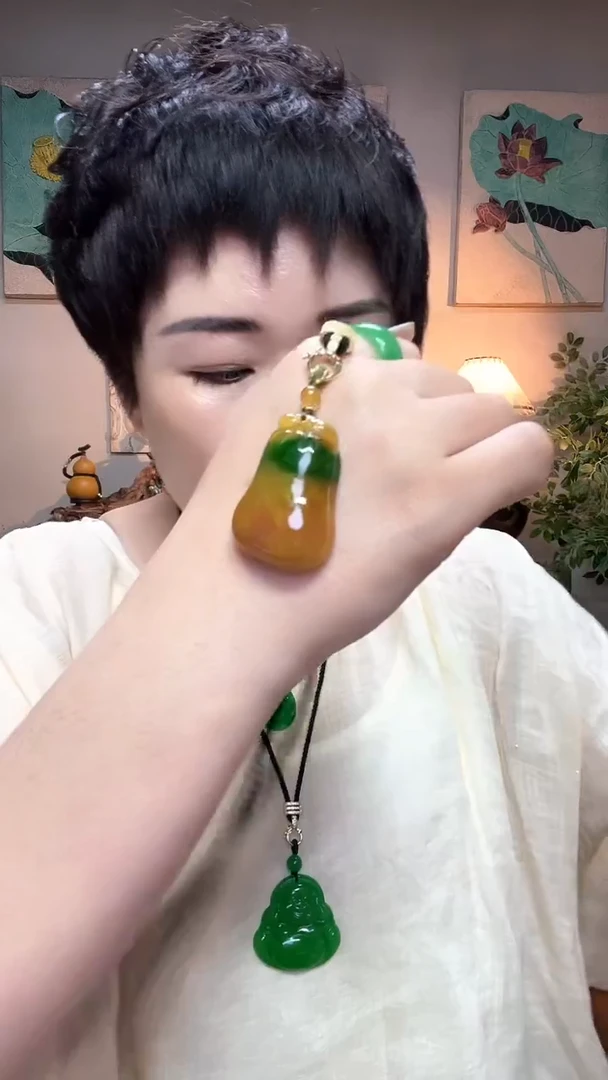 吊坠(赠链)合金翡翠571