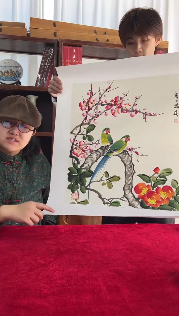 国画梅清老师2.2pc花鸟作品