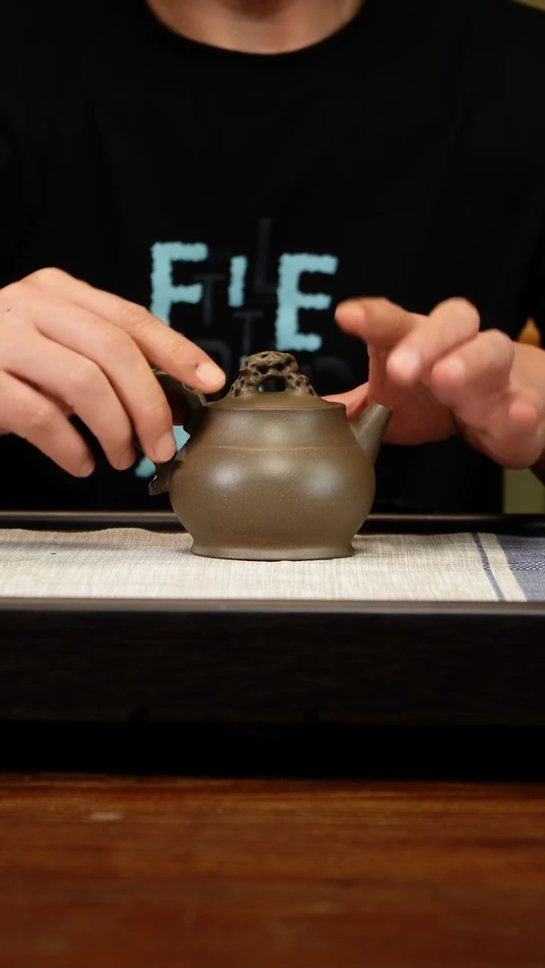 茶壶紫砂蟹壳青寻香大