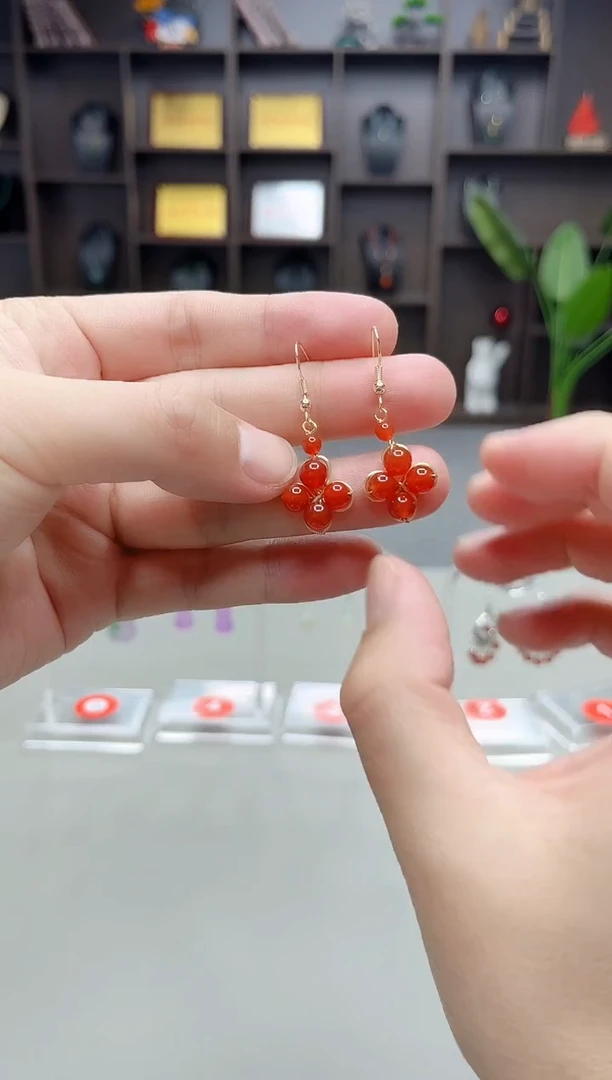 未镶嵌耳饰玛瑙/玉髓221000