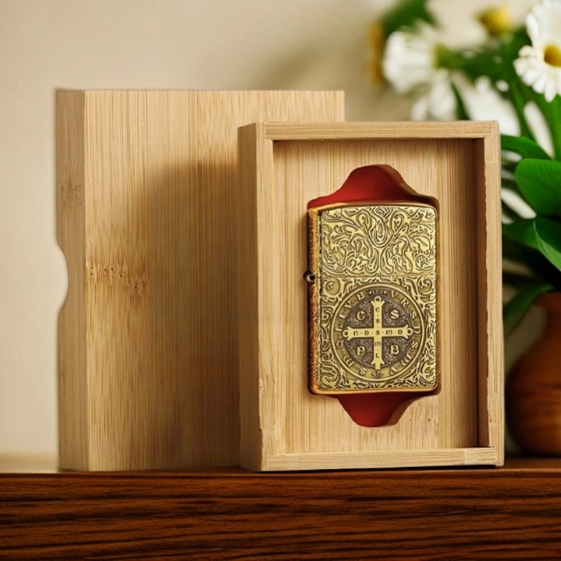 【老李推荐】zippo打火机康斯坦丁地狱神探1941b/黄铜盔甲DYJ1