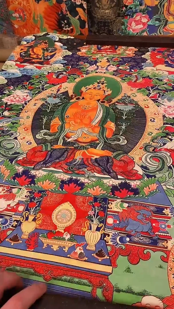 装裱画精美唐卡tk16060