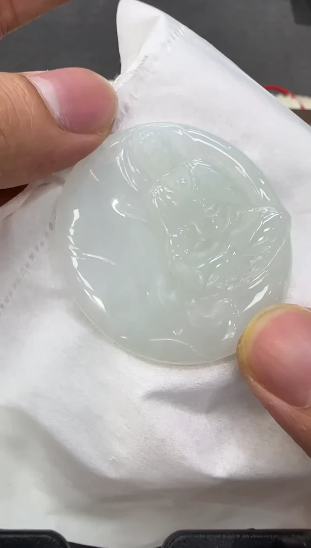 颈饰未镶嵌翡翠晚*天然翡翠A货孤品一件