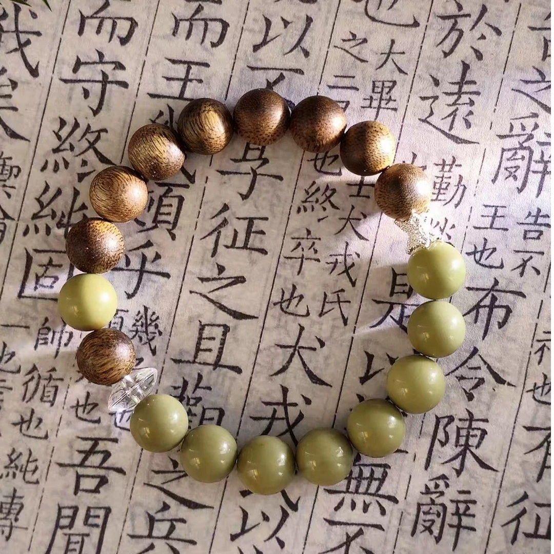 沉香天然奇楠沉香阿拉善手串设计款