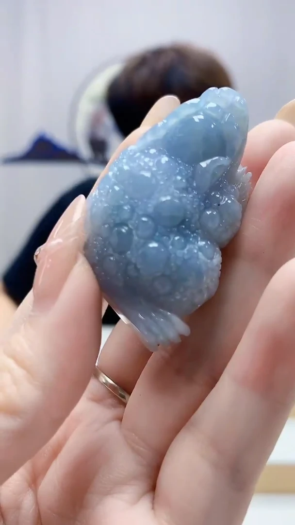 未镶嵌定制翡翠4868DD-毛货挂件13